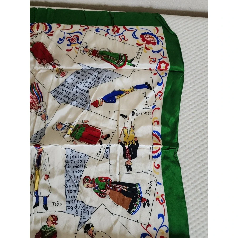 Vintage Dutch National Outfits‎ Scarf People Netherlands Holland ??? Story Scarf - Picture 6 of 12